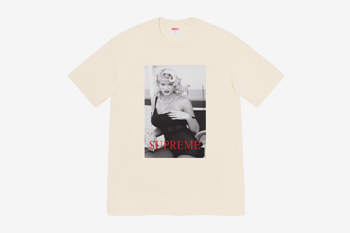 supreme printed t shirt